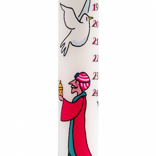 Alison Gardiner - Wise Men and Doves Advent Dinner Candle (non-fragranced)